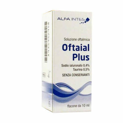 Soluzione oftalmica oftaial plus acido ialuronico 0,4% e taurina 10ml