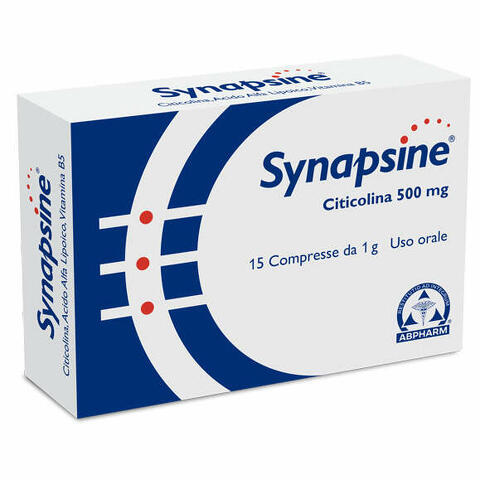 Synapsine blister 15 compresse astuccio 15 g