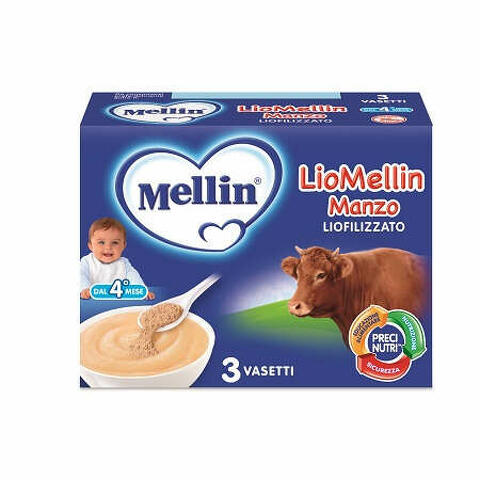 Liomellin manzo liofilizzato 10 g 3 pezzi