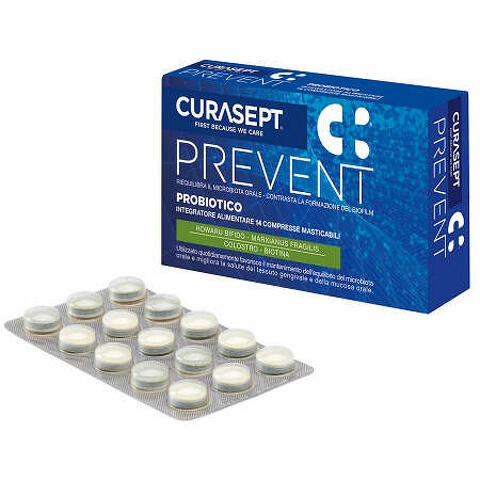 Curasept prevent probiotico 14 compresse masticabili