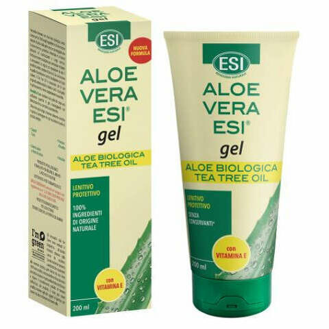 Esi aloe vera gel vitamina e + tea tree 200 ml