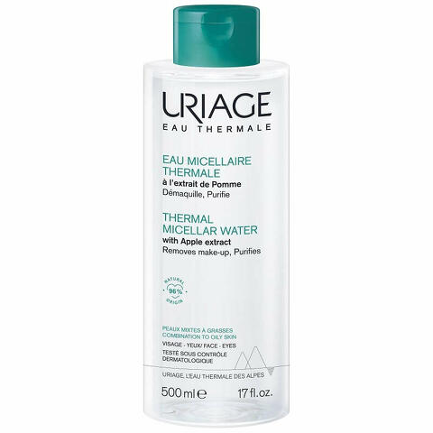 Uriage eau micellaire thermale pelli miste grasse flacone 500ml