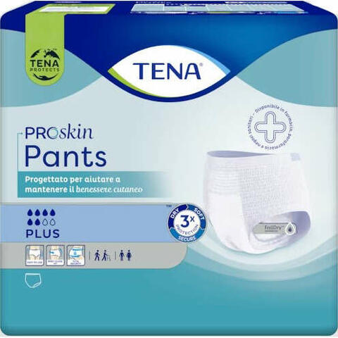 Pannolone per incontinenza tena pants plus extralarge 12 pezzi