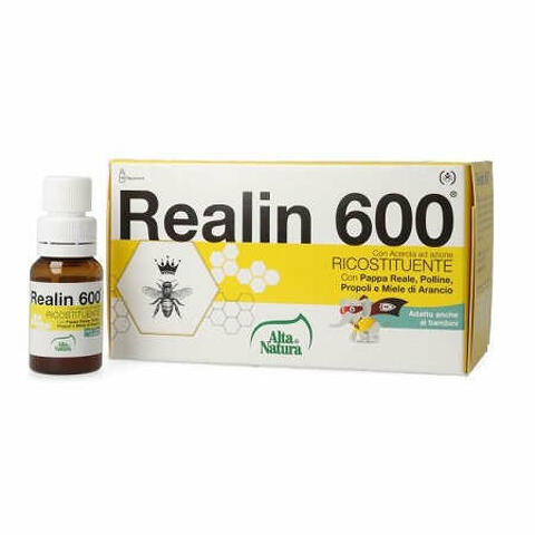 Realin 600 10 flaconcini sdc 10 ml tappo dosatore 400 mg