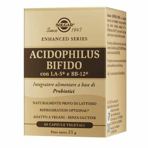 Acidophilus bifido 60 capsule vegetali