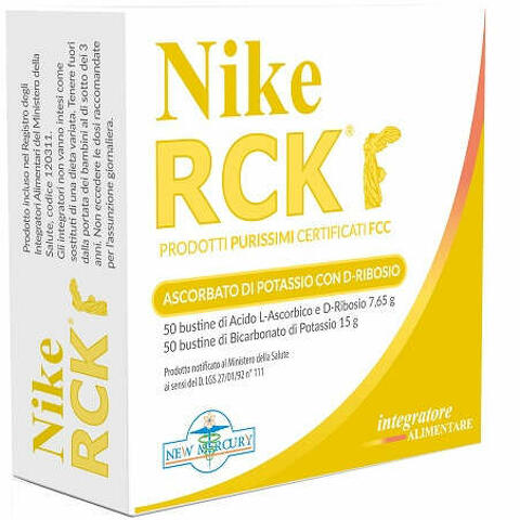 Nike rck ascorbato potassio + ribosio 100 bustine 22,65 g