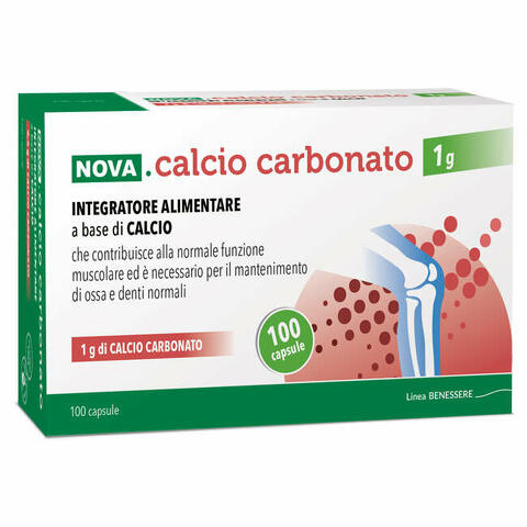 Nova calcio carbonato 1 g 100 capsule