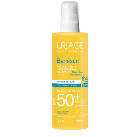 Eau thermale bariesun spray invisibile senza profumo SPF 50+ 200ml