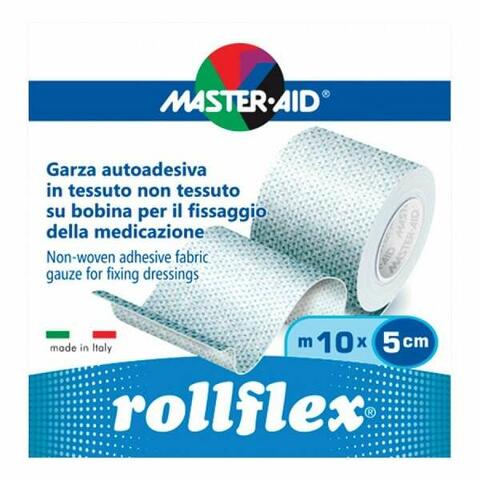 Cerotto master aid rollflex in garza 2,5x500cm