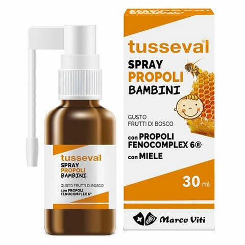 Tusseval gola propoli spray per bambini 30 ml