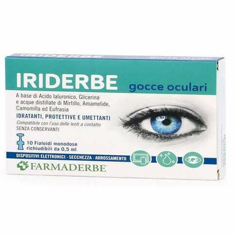 Iriderbe gocce oculari 10 flaconi 0,33ml