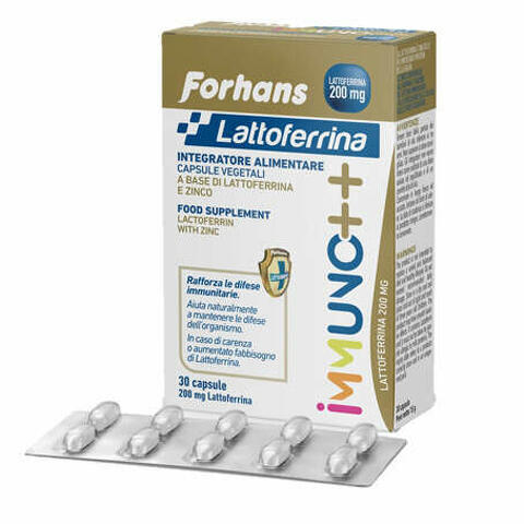 Forhans lattoferrina immuno++ 200 mg lattoferrina 30 capsule