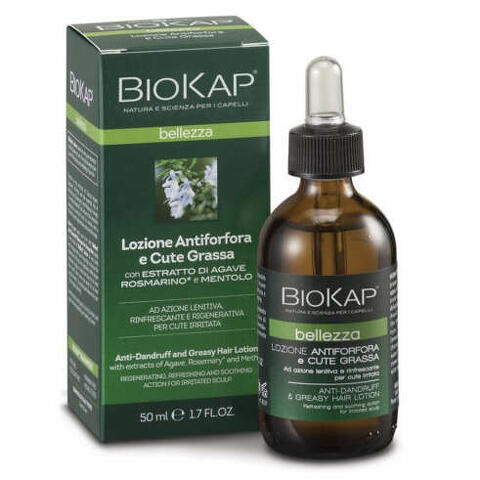 Biokap bellezza lozione antiforfora e cute grassa 50 ml biosline