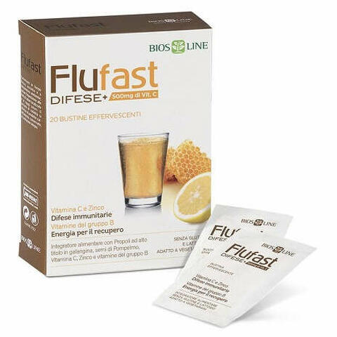 Apix propoli flufast difese+ 20 bustine effervescenti biosline