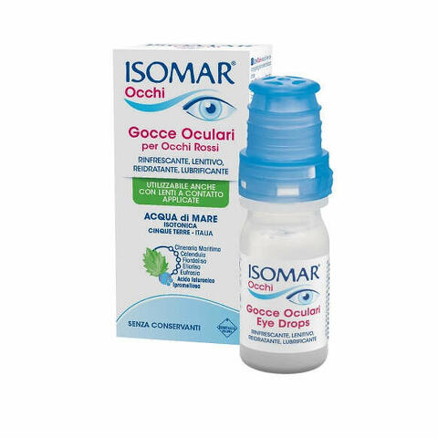 Isomar occhi gocce oculari all'acido ialuronico 0,20% 10ml senza conservanti