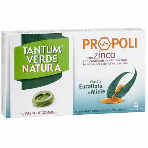 Verde natura pastiglie gommose eucalipto & miele 30 g