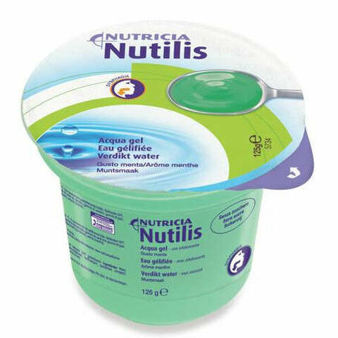 Nutilis aqua gel menta 125 g 12 pezzi