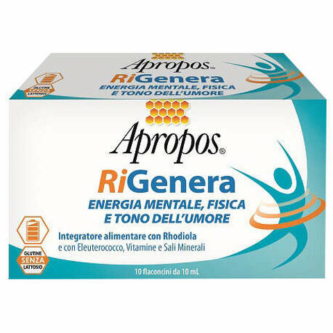 Rigenera energia fisica e mentale 10 flaconcini 10 ml