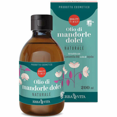 Olio di mandorle dolci naturale 200 ml