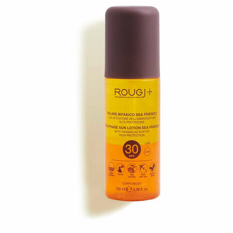 Rougj suntech spf30 bifasico intensificatore abbronzatura 100ml