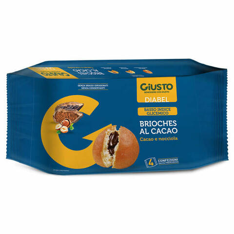 Diabel brioche cacao 4 pezzi da 45 g