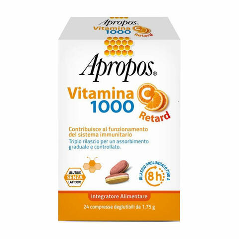 Vitamina c 1000 a rilascio prolungato 24 compresse deglutibili