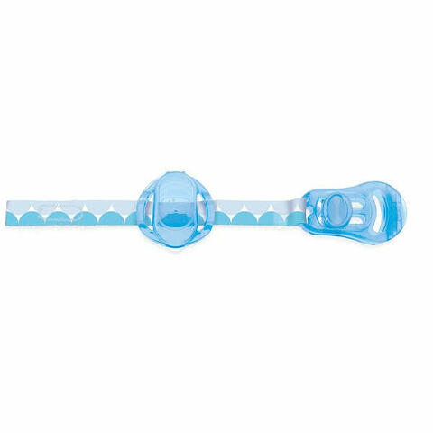 Chicco clip salvasucchietto blu 1 pezzo