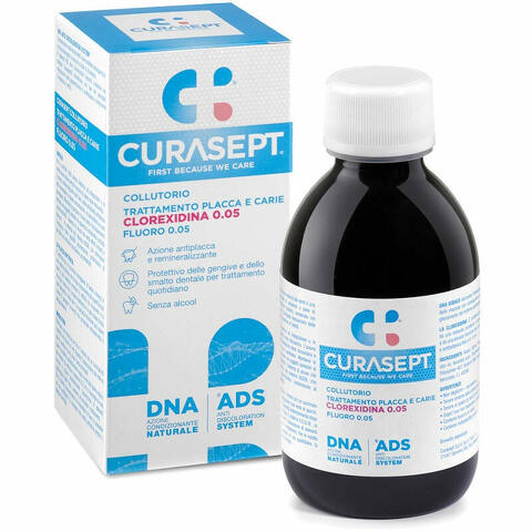 Curasept collutorio 0,05 ads + dna 200ml