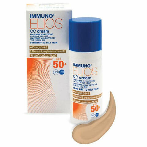 Immuno elios cc cream spf50+ tinted medium 40 ml