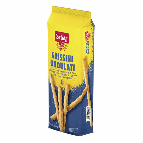 Grissini ondulati salati in superficie 3 porzioni da 50 g