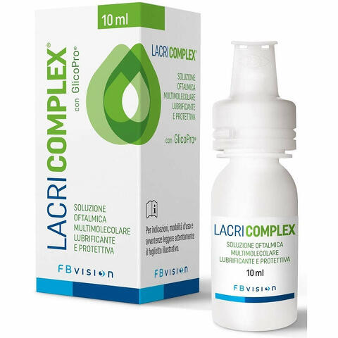 Lacricomplex soluzione oftalmica multimolecolare lubrificante protettiva 10ml