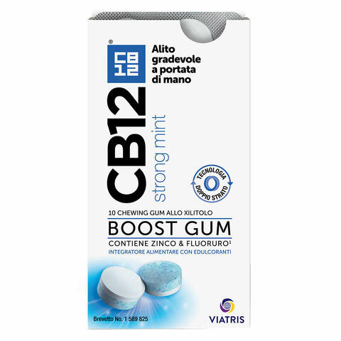 Boost 10 chewing-gum zinco e fluoruro new formulation