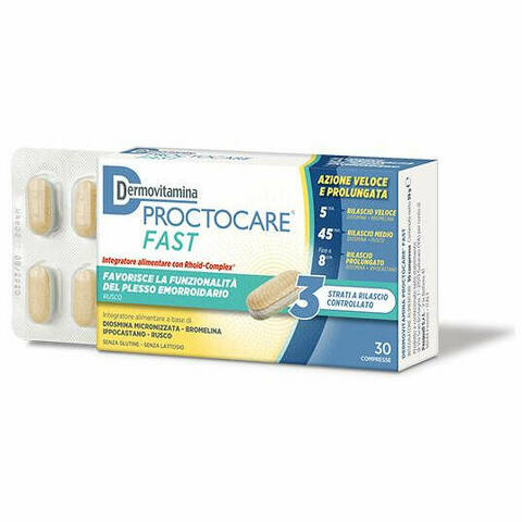 Dermovitamina proctocare fast 30 compresse