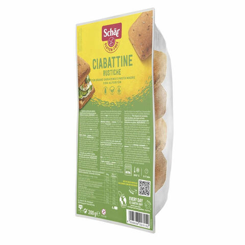 Ciabattine rustiche senza lattosio 200 g