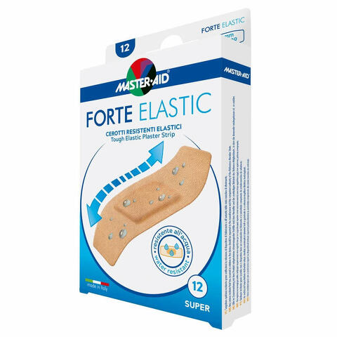 Cerotto master-aid elastic super 12 pezzi