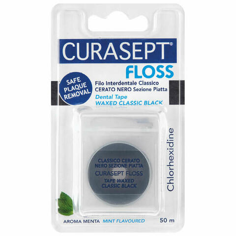 Floss cerato nero clorexidina