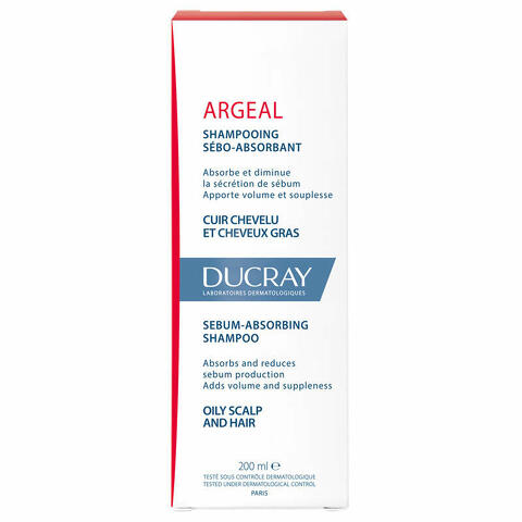 Argeal shampoo 200ml ducray 2017