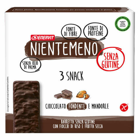 Nientemeno bar fondente mandorle 3 x 33 g