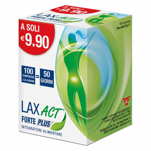 Lax act forte plus 100 compresse