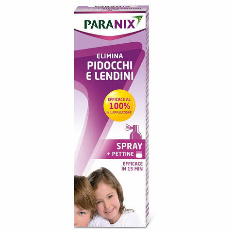 Spray trattamento antipediculosi 100 ml + pettine regolamento mdr