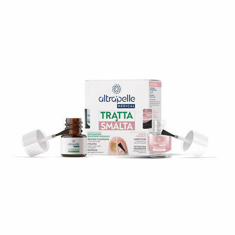 Altrapelle medical tratta e smalta soluzione ungueale 7ml + smalto 5ml