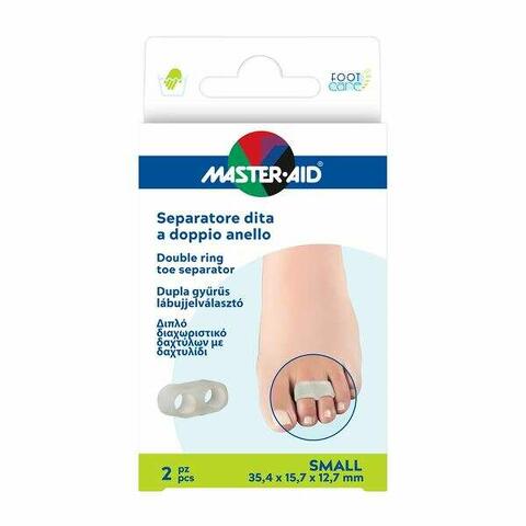 Separatore dita  footcare con anello doppio small 2 pezzi c10