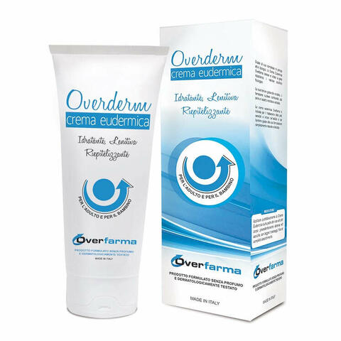 Overderm crema eudermica idratante lenitiva per adulti e bambini 75 ml