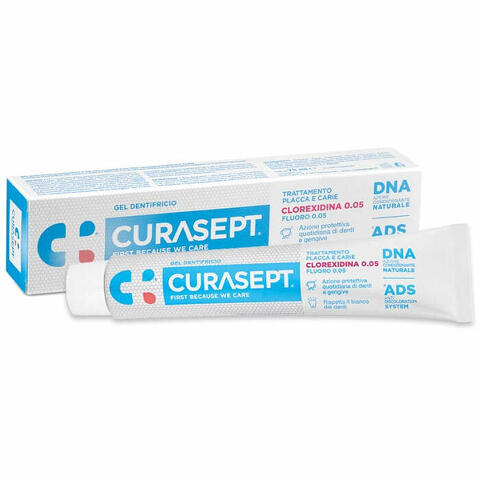 Curasept dentifricio 0,05 75ml ads+dna