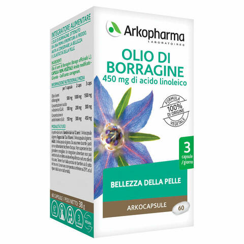 Arkopharma olio di borragine 60 perle