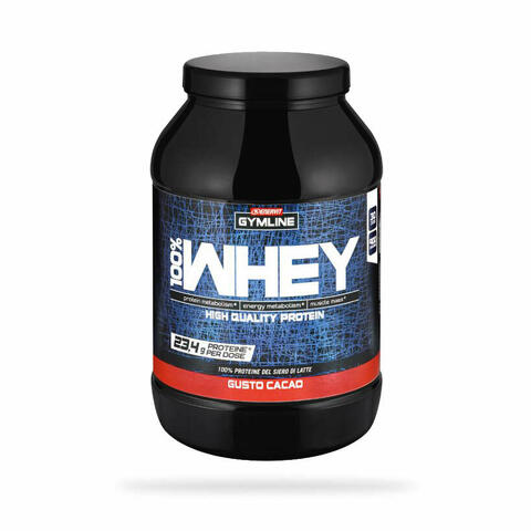 GYMLINE 100% WHEY CONC CACAO 900G