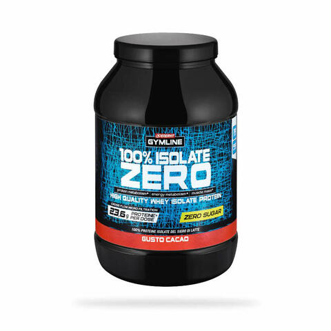 GYMLINE 100% WHEY ISO ZERO CACAO 900 G