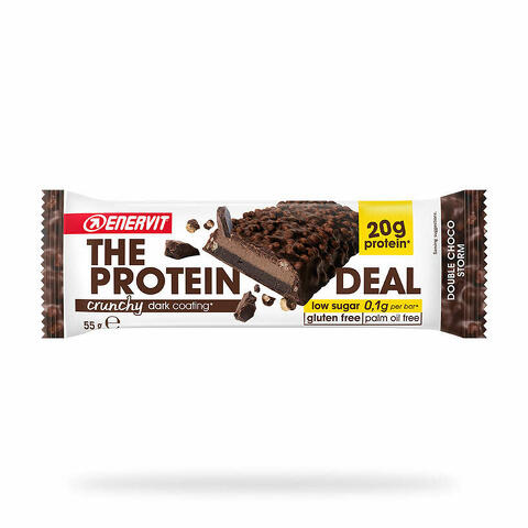 Protein bar Crunchy Double Choco 1 pz 55 g