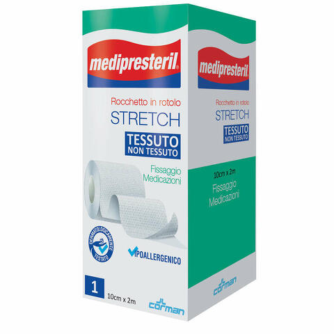 Medipresteril rocchetto rotolo stretch tessuto non tessuto 10 cm x 200 cm