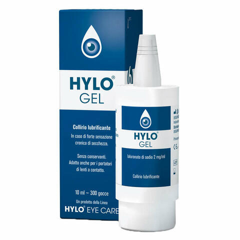 Hylo-gel collirio lubrificante acido ialuronico 0,2% 10ml